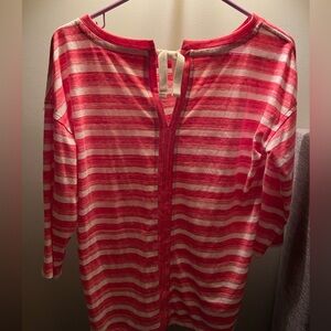 Talbots Striped Shirt with Tie Back